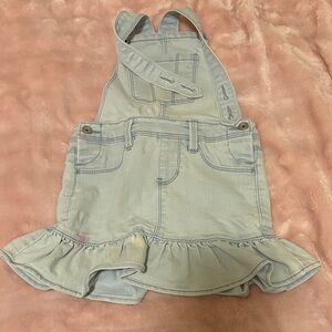 Squeeze Light Blue Kids Denim Overalls